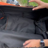 Автогамак для перевозки собак "Хвостатый пассажир" на треть заднего сиденья, фирменные цвета